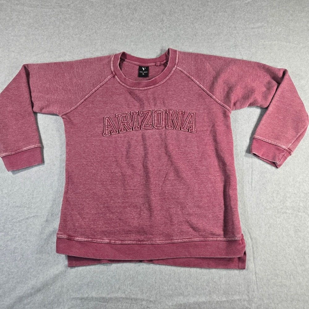Valani Arizona Graphic Sweatshirt XL Burgundy Heather Raglan Sleeve Pullover
